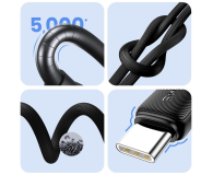 USAMS Kabel KY Series US-SJ696 60W USB-C do USB-C 2m biały - 1569045 - zdjęcie 4